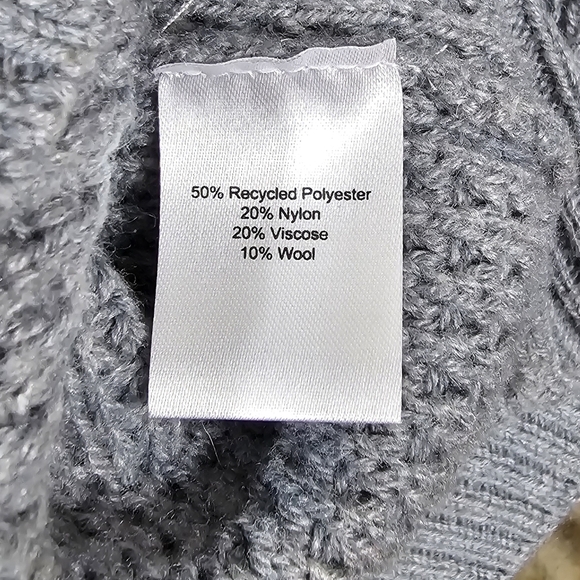 Long Wharf Wellfleet SeaWell Wool Blend Knit Quarter Zip Sweater - Picture 6 of 8